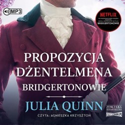 Okładka audiobooka, pt. "Propozycja dżentelmena"