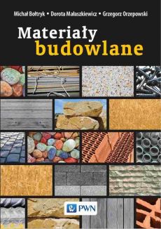 Okładka książki, pt. "Materiały budowlane".