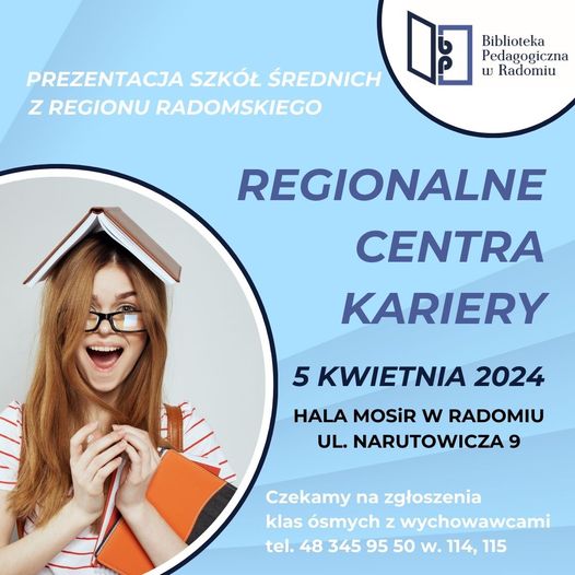 Plakat reklamujący Regionalne Centra Kariery